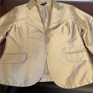 H&M Gold Satin Blazer